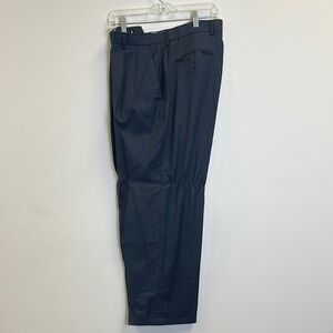 Black Classic Dress Pants with Straight-Leg Cut
